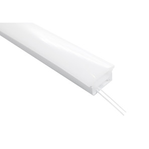 EKPF87FLEX - Perfil Flexível de Silicone Para Fita LED com Difusor Leitoso Para Embutir C 20m X A 1.4cm X L 2.5cm